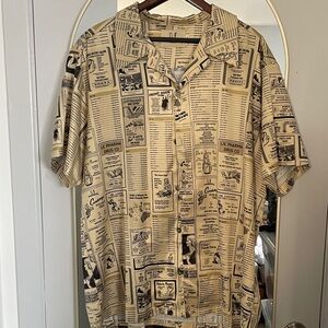 Fashion Brand Company yellow pages satin shirt
